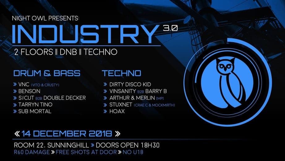Poster: Industry 3.0 (as VNC), Room 22, Sunninghill, 14 Dec 2018