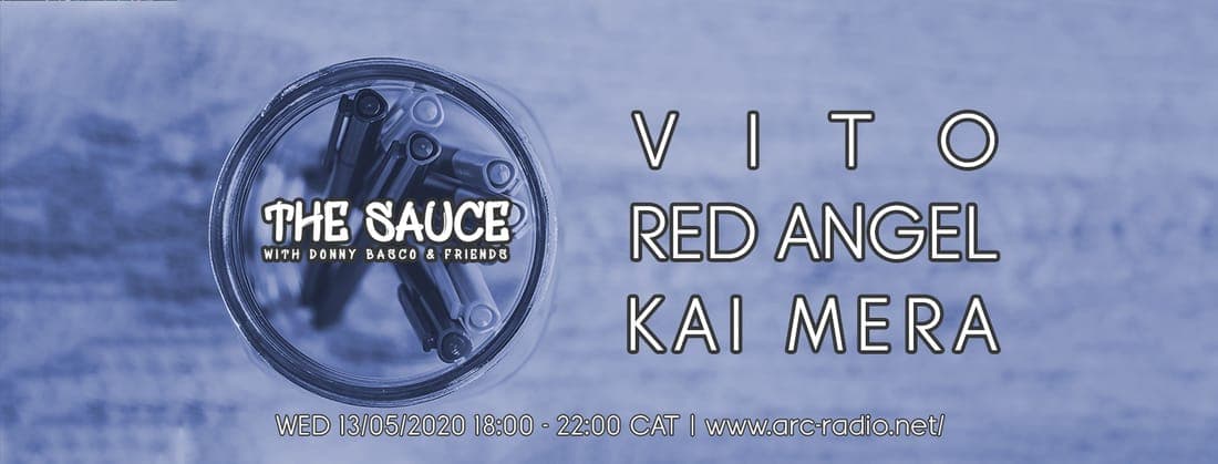 Poster: The Sauce with Donny Basco & Friends, ARC Radio (online), 13 May 2020